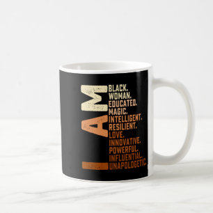Caneca De Café Sou Mulher Negra Mês da História Negra Sem Desculp