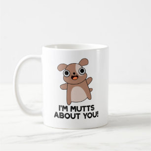 Caneca De Café Sou Mutts sobre você, canalha