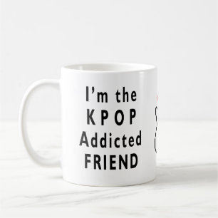 Caneca De Café Sou o amigo viciado do KPOP