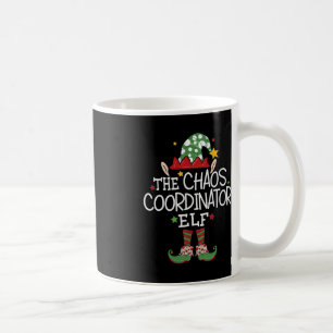 Caneca De Café Sou o Coordenador do Caos Elf, Festa de Natal Matc