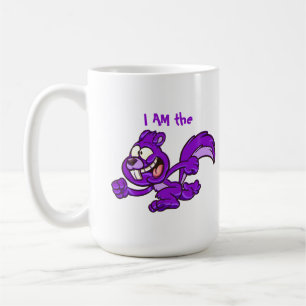Caneca De Café Sou o Escritório do Esquilo Roxo