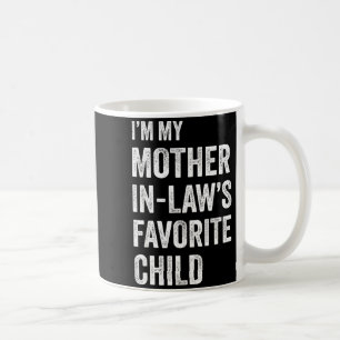 Caneca De Café Sou o Filho Favorito da Minha Sogra Engraçado Dia