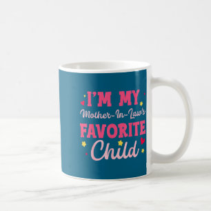 Caneca De Café Sou o Filho Favorito da Minha Sogra, Pai/Mãe Engra