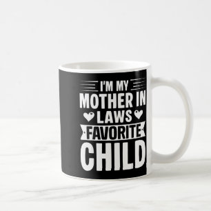 Caneca De Café Sou o Filho Favorito da Minha Sogra, Pai/Mãe Engra
