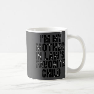 Caneca De Café Sou o Filho Favorito da Minha Sogra, Pai/Mãe Engra