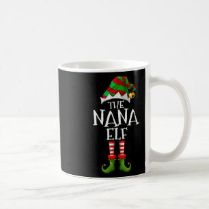 Caneca De Café Sou o traje de Natal combinando da Nana Elf