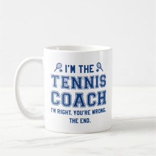 Caneca De Café Sou o treinador Tênis