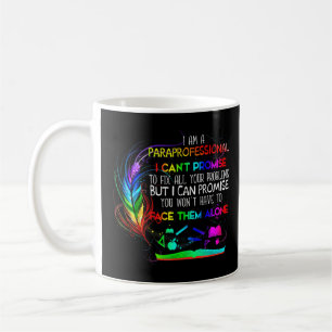 Caneca De Café Sou Paraprofissional, não posso prometer consertar