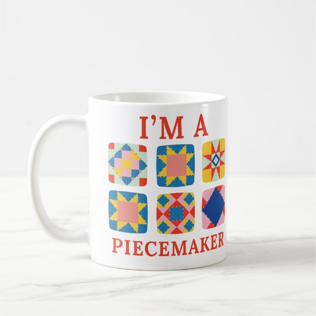 Caneca De Café Sou Piecemaker, Engraçado Quilter (Esquerda)