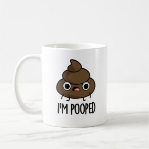 Caneca De Café Sou Pooped Engraçado Poo Pun