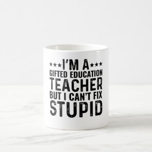 Caneca De Café Sou professor de educação de doação, mas não consi