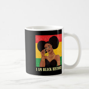 Caneca De Café Sou Rainha Educada da História Negra Afro-American