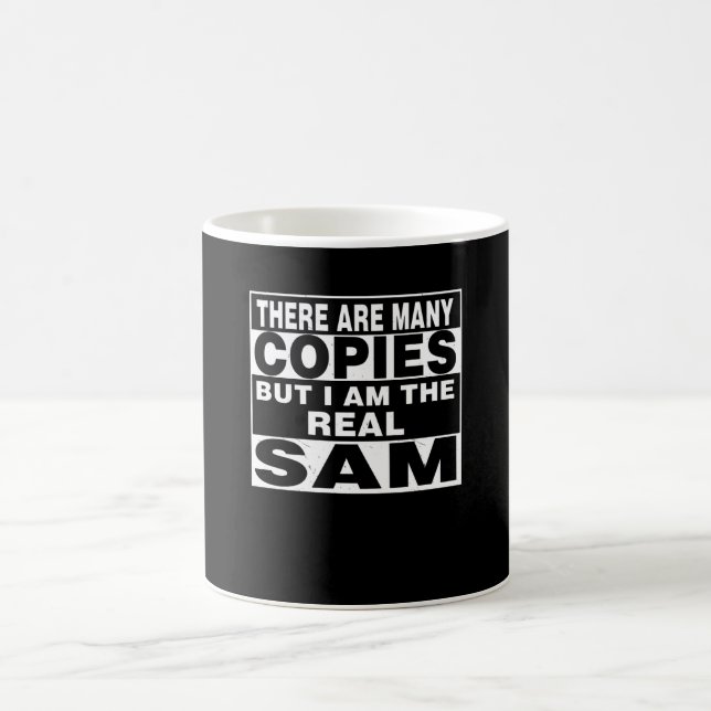 Caneca De Café Sou Sam Engraçado, Diversão Personalizada Pessoal (Centro)