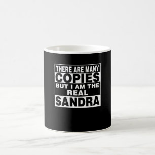 Caneca De Café Sou Sandra Funny, Presente Personalizado Pessoal