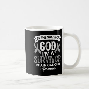 Caneca De Café Sou sobrevivente da consciência do câncer cerebral