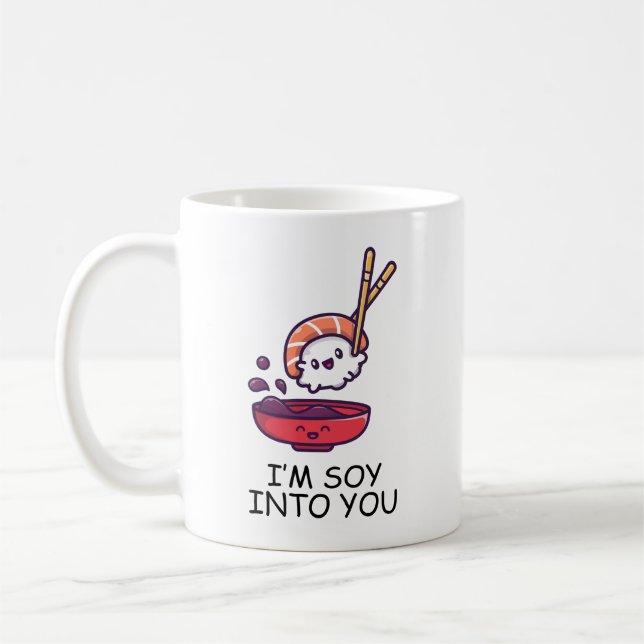 Caneca De Café Sou Soy em você (Esquerda)