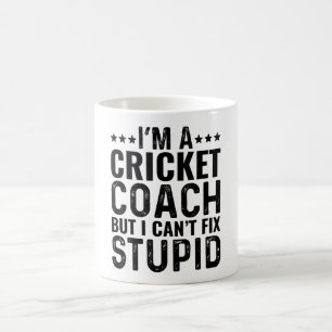 Caneca De Café Sou treinador de críquete, mas não consigo consert