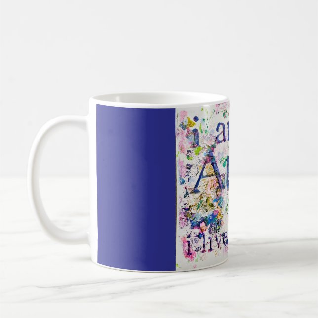 Caneca De Café Sou um artista inspirado, a arte (Esquerda)