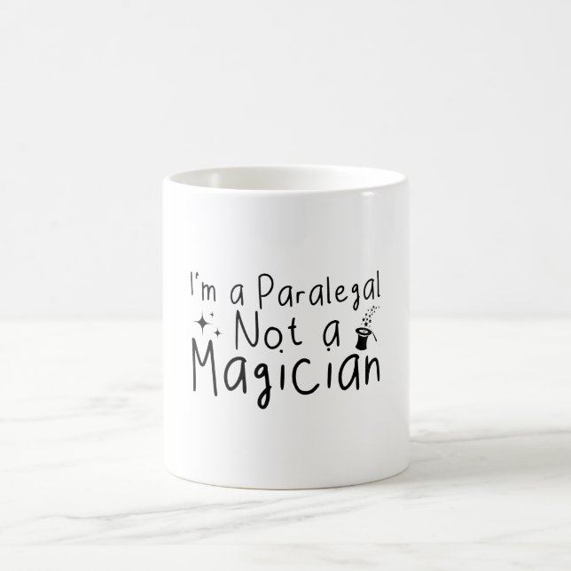Caneca De Café Sou um assistente jurídico, não um mágico (Centro)