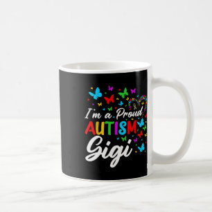 Caneca De Café Sou um Autismo Orgulhoso Gigi Autismo Fitas de Con