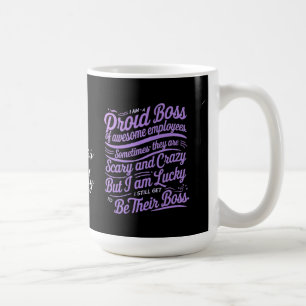Caneca De Café Sou um Chefe Orgulhoso de Empregados Admiráveis