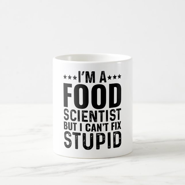 Caneca De Café Sou um Cientista Comida, mas não consigo consertar (Centro)