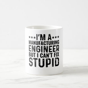 Caneca De Café SOU um Engenheiro de Fabricação Mas Não Posso Cons