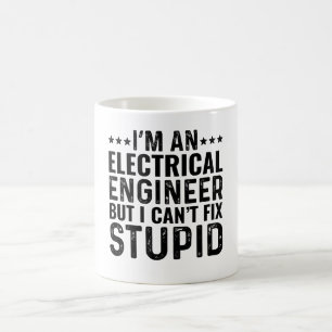 Caneca De Café Sou um Engenheiro elétrico, mas não posso conserta