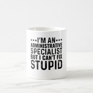 Caneca De Café Sou um Espectro Administrativo, mas não consigo co