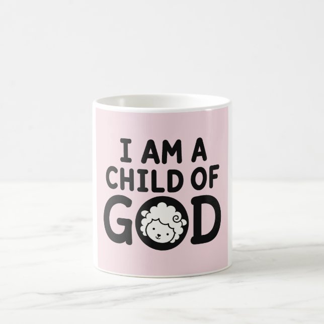 Caneca De Café SOU UM FILHO DE DEUS | Presente Cristão para Chás  (Centro)
