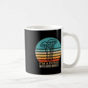 Caneca De Café Sou um Fungo Engraçado Morel Mushroom Forjando Fun