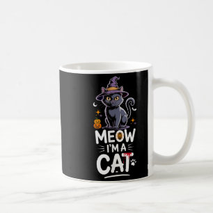 Caneca De Café Sou Um Gato Negro Feliz Feliz De Halloween Lov
