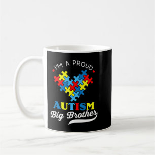 Caneca De Café Sou um Irmão Grande Autismo Orgulhoso - Perfeito
