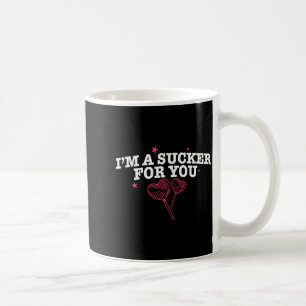 Caneca De Café Sou um otário por você Citação engraçada de casal 