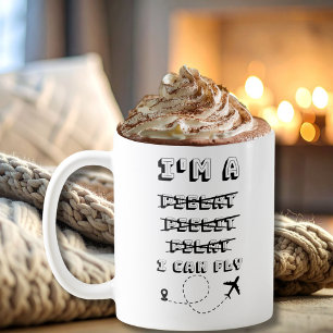 Caneca De Café Sou Um Pielat Pielit Pilat Eu Posso Voar Piloto En