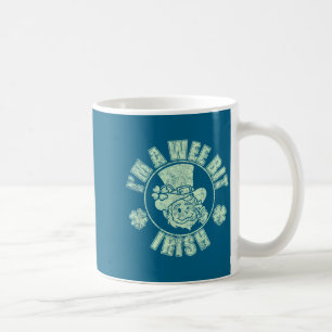 Caneca De Café Sou um pouco irlandês ditos engraçados do dia de S