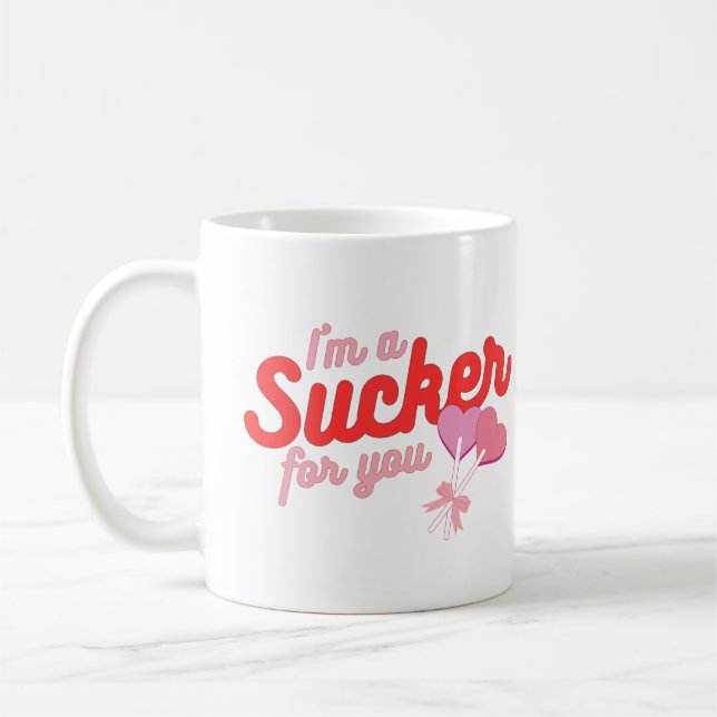 Caneca De Café Sou um Sucker para você (Esquerda)