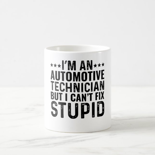 Caneca De Café Sou um técnico automotivo, mas não consigo consert (Centro)