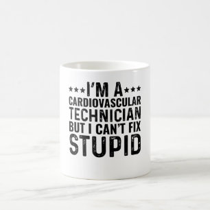 Caneca De Café Sou um técnico cardiovascular, mas não consigo con