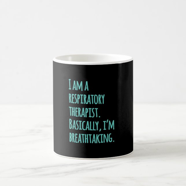 Caneca De Café Sou um terapeuta respiratório (Centro)