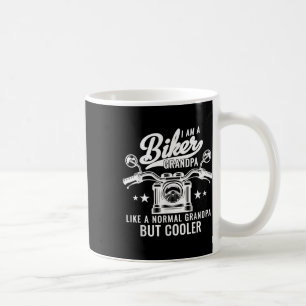 Caneca De Café Sou Um Vovô Biker Como Um Vovô Normal Mas Coo