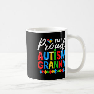 Caneca De Café Sou uma Avó Orgulhosa da Consciência do Autismo Pe
