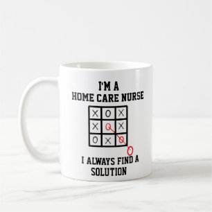 Caneca De Café Sou Uma Enfermeira De Cuidados Domiciliares Sempre