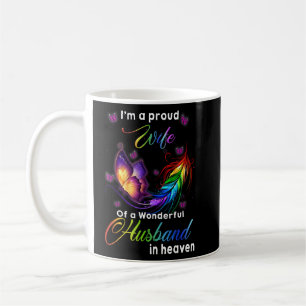 Caneca De Café Sou uma esposa orgulhosa de um maravilhoso marido 