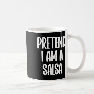 Caneca De Café Sou uma fantasia de Salsa Halloween