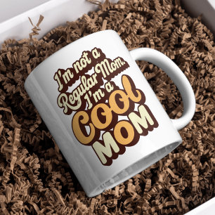Caneca De Café Sou uma legal mãe moderna e engraçada mãe retrô