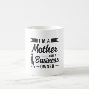 Caneca De Café Sou uma mãe e um gerente de negócios.