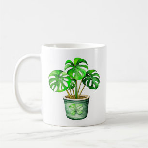 Caneca De Café Sou uma Monstera sem o meu café Arma Funerária