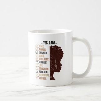 Caneca De Café Sou Uma Mulher Negra Educada História Negra De Mel