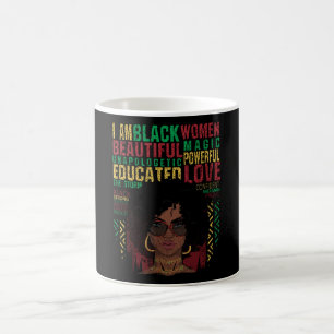 Caneca De Café Sou Uma Mulher Negra Linda E Poderosa História Ne